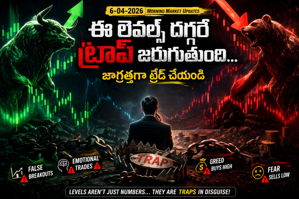 ఈ లెవల్స్ దగ్గరే ట్రాప్ జరుగుతుంది… జాగ్రత్తగా ట్రేడ్ చేయండి